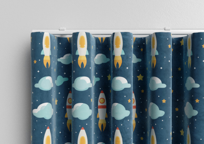 Blast Off, Spacebound - Made to Measure Curtains - Image 13